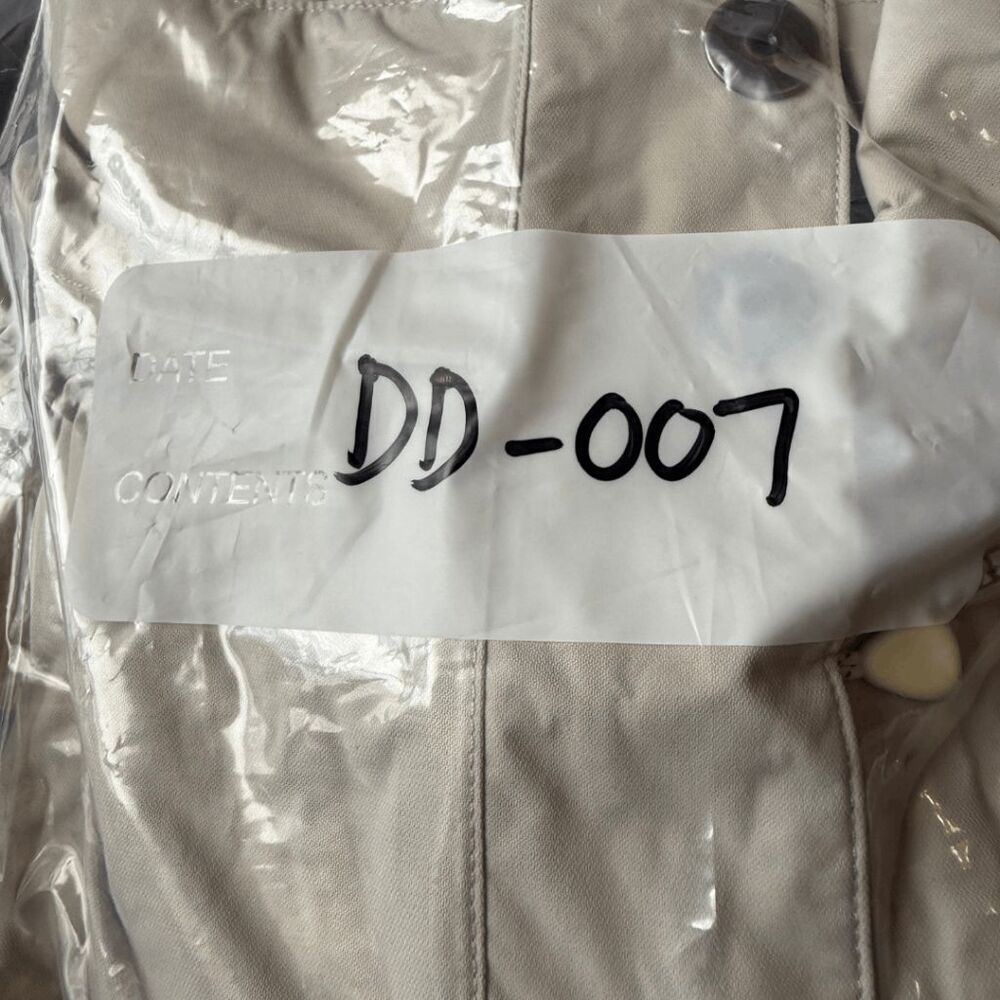 Mountain Hard Wear Women's Full-Zip Mock Neck Trench Coat Beige Size Large - Picture 8 of 8